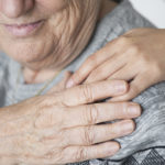 Closeup of a support hands